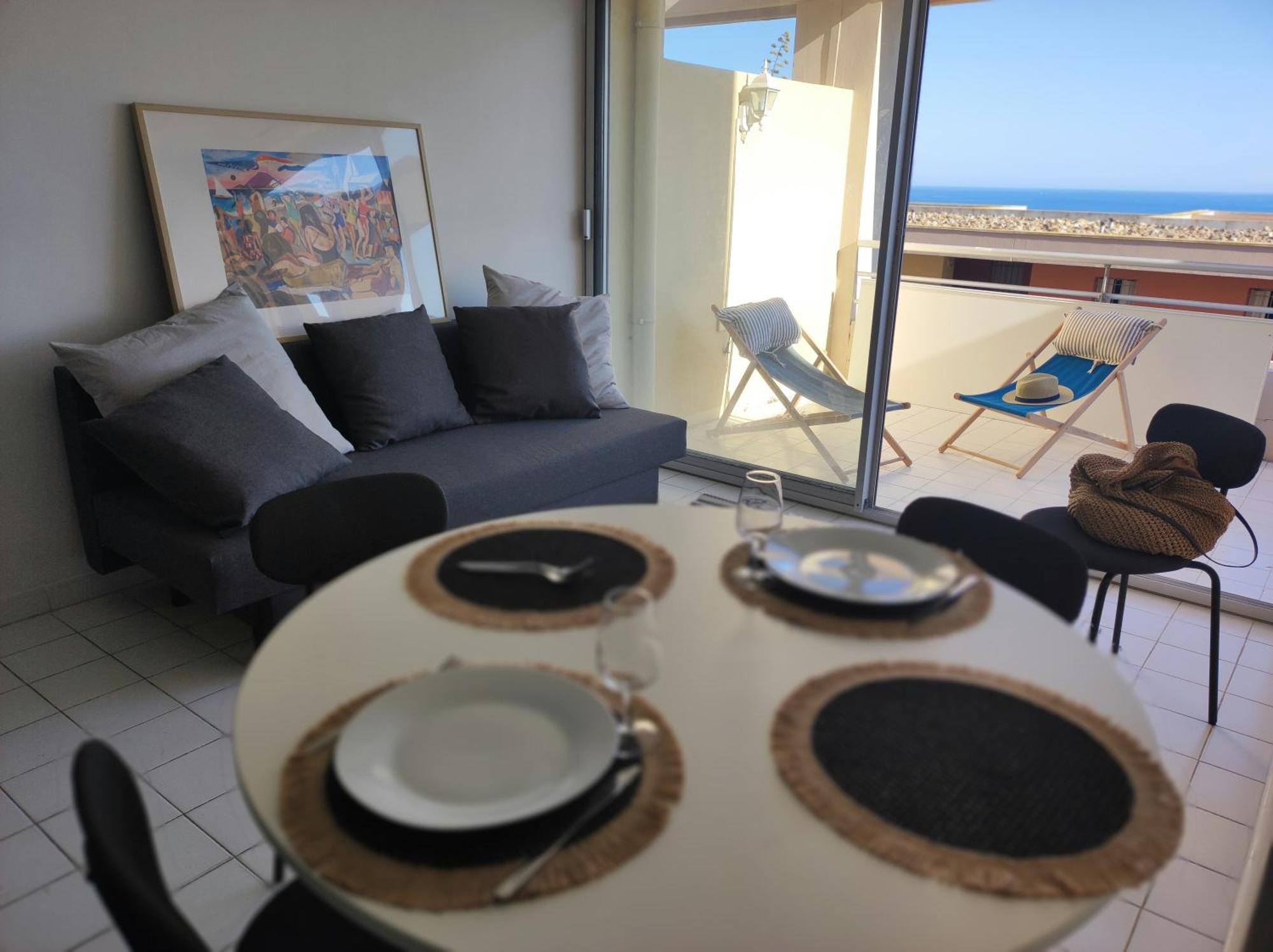 Appartement Vue Bleu Azur Sete Luaran gambar